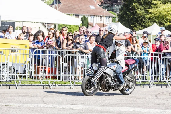 Trait Seine Maritime Normandy Francia Septiembre 2018 Moto Show Plaza — Foto de Stock