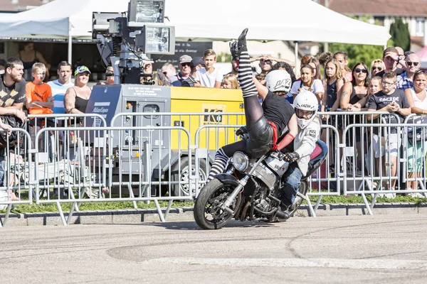 Trait Seine Maritime Normandy Francia Septiembre 2018 Moto Show Plaza — Foto de Stock