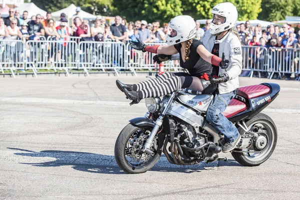 Trait Seine Maritime Normandy Francia Septiembre 2018 Moto Show Plaza — Foto de Stock