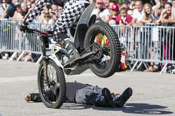 Trait Seine Maritime Normandy Francia Septiembre 2018 Moto Show Plaza — Foto de Stock