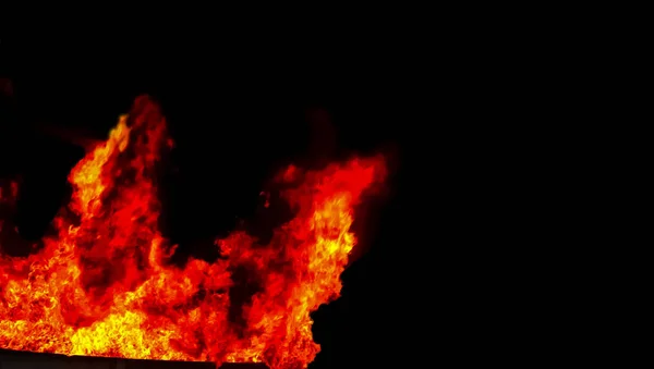 大消防工业汽油燃料红色火焰如红色黑色背水一战 概念安全安全风险业务 — 图库照片