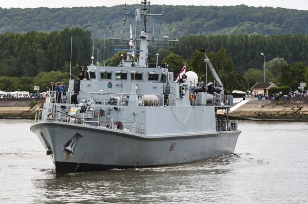 Rouen Frankrijk Juli Circa 2016 Einde Van Armada Rouen Boten — Stockfoto