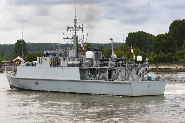 Rouen Frankrijk Juli Circa 2016 Einde Van Armada Rouen Boten — Stockfoto