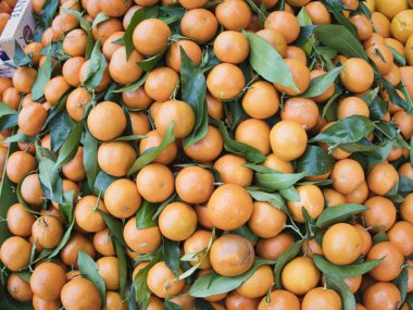 St vaast, Fransa - Aralık yaklaşık, 2018. Portakal Narenciye meyve ve tatlı olduğunu popüler ve kullanışlı vücut piyasada Satılık