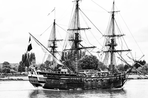 Rouen Frankrijk Juli Circa 2016 Einde Van Armada Rouen Boten — Stockfoto