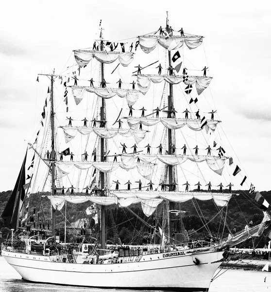 Ρουέν Γαλλία Ιουλίου Περίπου 2016 Τέλος Αρμάδα Ρουέν Πλοία Γαλέρα — Φωτογραφία Αρχείου