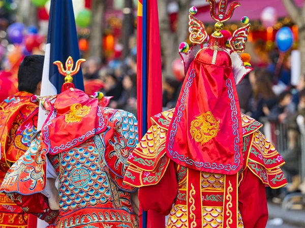 Paris France February 2019 Last Day Chinese New Year Celebration — Stock Photo, Image