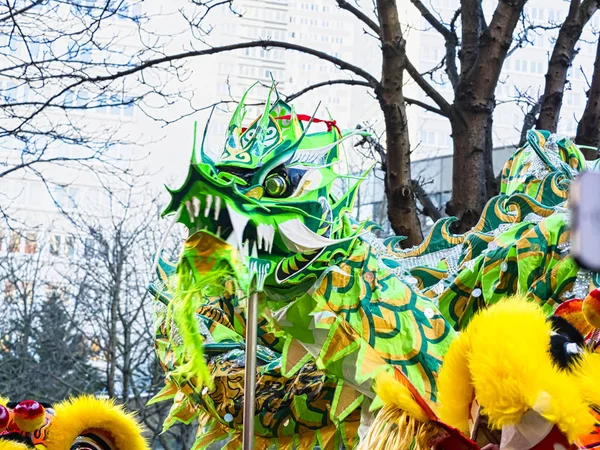 París Francia Febrero 2019 Último Día Del Festival Chino Celebración —  Fotos de Stock