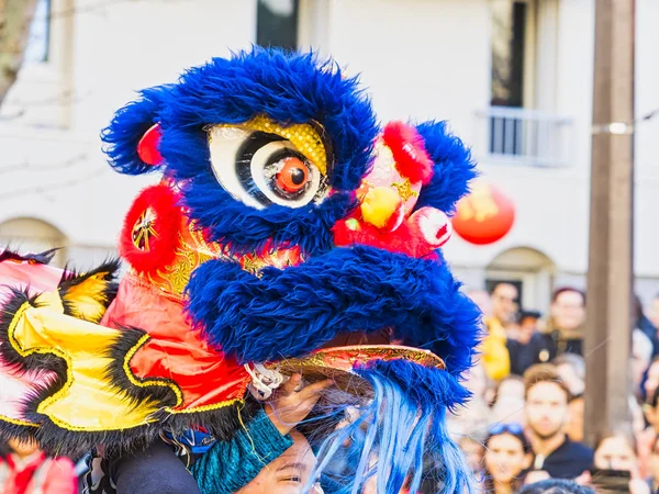 París Francia Febrero 2019 Último Día Del Festival Chino Celebración —  Fotos de Stock