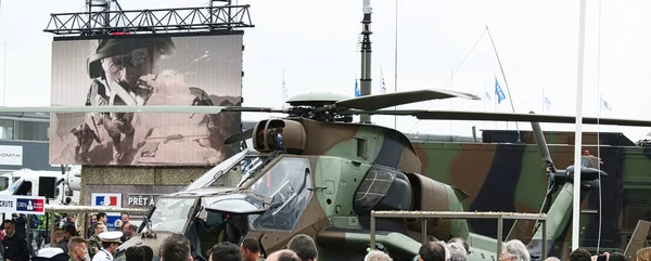 Bourget Francie Června 2017 Letadlo Zaparkované Setkání Prostor Paris Bourget — Stock fotografie