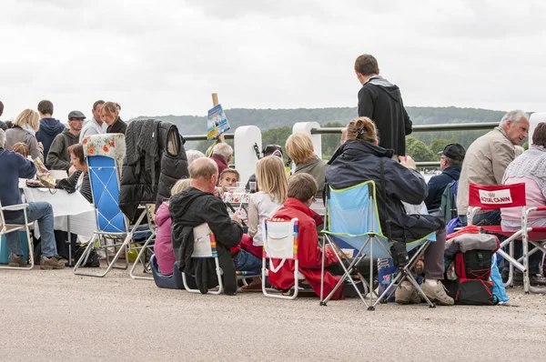 Yainville Francie Červenec Cca 2016 Velká Vesnice Piknik Výstavu Přehlídka — Stock fotografie