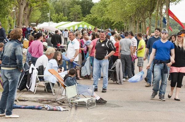 Velký vesnický piknik pro výstavu do Aramada — Stock fotografie