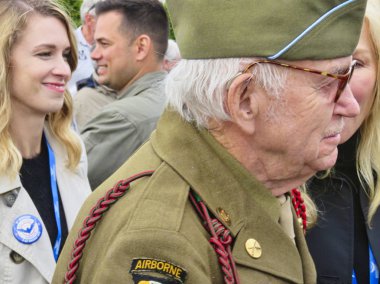 Normandiya'da D-Day 75 doğum günü anma, Fransa 2019.