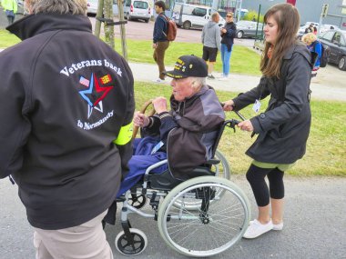 Normandiya'da D-Day 75 doğum günü anma, Fransa 2019.