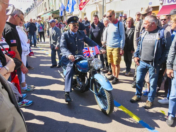 D-Day remembrance 75 birthday in Normandía, Francia 2019 . — Foto de Stock