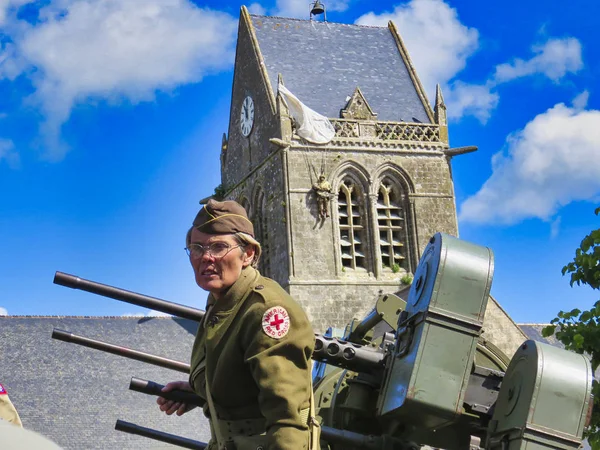 D-Day vzpomínkou 75 narozeniny v Normandii, Francie 2019. — Stock fotografie