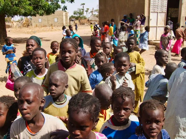 Senegal Africa Marsch Circa 2016 Portafoglio Non Identificato Bambini Africani — Foto Stock