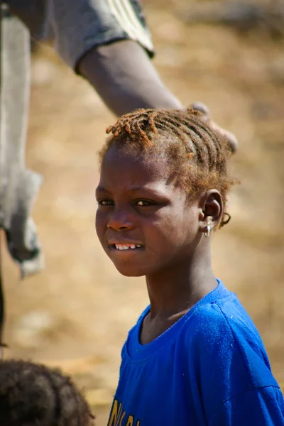 Senegal África Marsch Circa 2016 Portait Identificado Niños Africanos Que —  Fotos de Stock