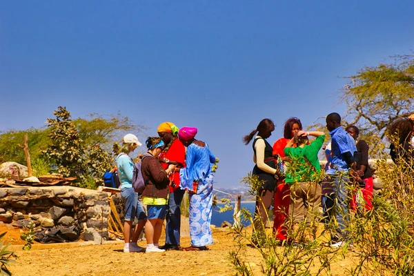 Senegal Africa March Circa 2016 Goree Island Faluban Egy Történelmi — Stock Fotó
