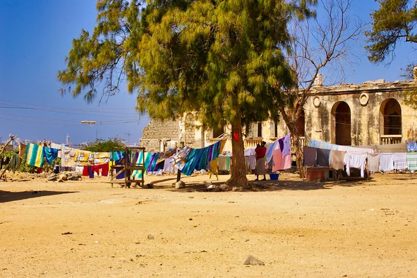 Senegal África Março Circa 2016 Aldeia Goree Island Local Histórico — Fotografia de Stock
