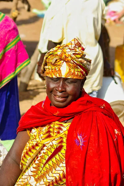 Senegal Africa Marsch Circa 2016 Unidentified Portait Adult African People — Stock Photo, Image