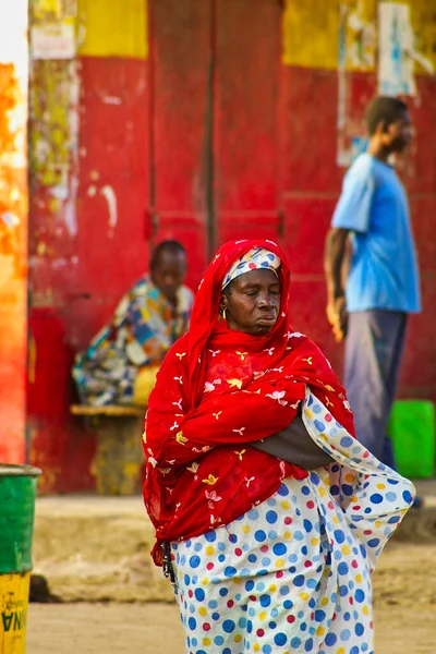 Senegal África Marsch Circa 2016 Portait Não Identificado Pessoas Adultas — Fotografia de Stock