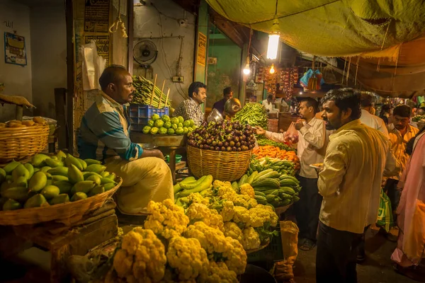 Puducherry India Marzo Circa 2019 Vendedor Callejero Identificado Que Vende — Foto de Stock