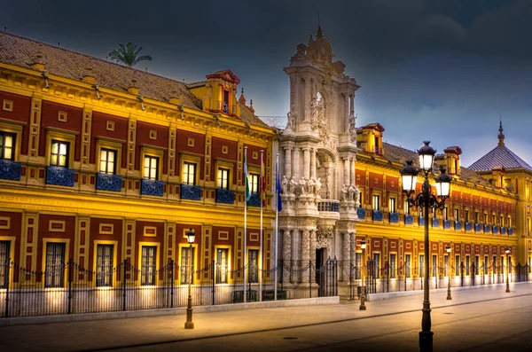 Seville Spanje Maart Circa 2020 San Telmo Palace Net Voor — Stockfoto