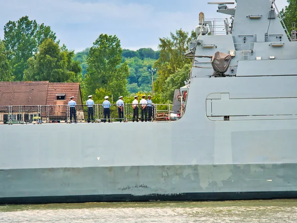 Rouen Frankrijk Juni Circa 2019 Onderdeel Van Tarik Ben Ziyad — Stockfoto