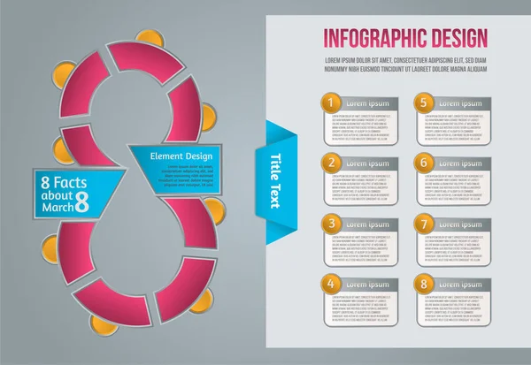 Bilgi grafik site tasarımı için. İş verileri. Web afiş tasarım şablonu. 