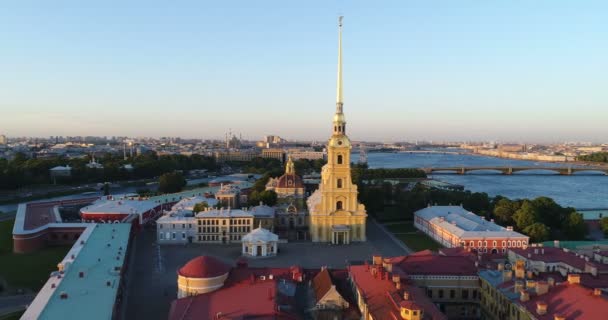 Saints Peter och Paul Cathedral, Sankt Petersburg — Stockvideo