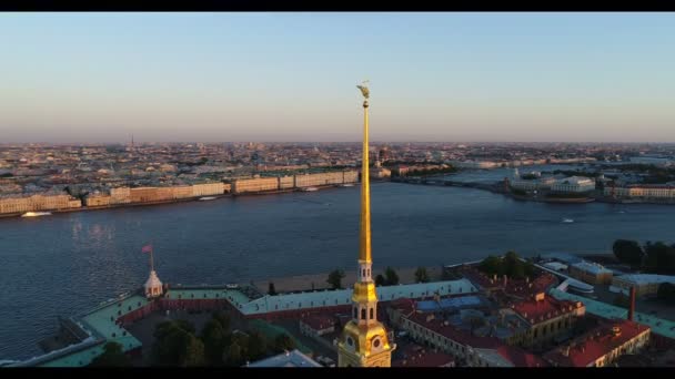 Святі Петропавлівський собор, Санкт-Петербург — стокове відео