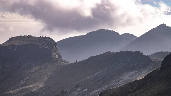 Verovering Van Orizaba Vulkaan Schieten Een Hoogte Van 5200 Meter — Stockfoto