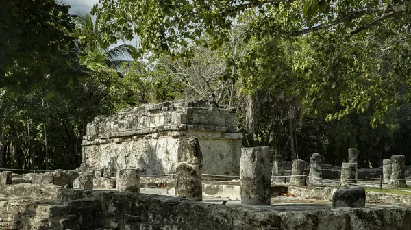 Ancient City Meko Located Cancun Our Model Ruins City Pictures — Stock Photo, Image