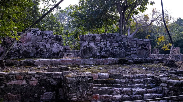 Antica Città Meko Trova Cancun Nostro Modello Rovine Della Città — Foto Stock