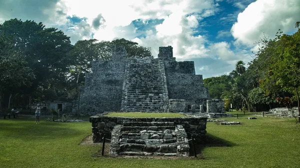 Ancient City Meko Located Cancun Our Model Ruins City Pictures — Stock Photo, Image