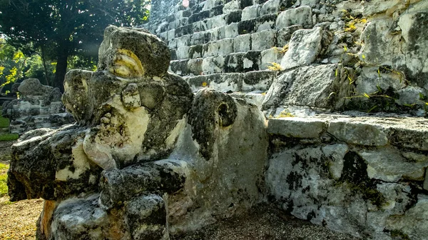 Ancient City Meko Located Cancun Our Model Ruins City Pictures — Stock Photo, Image