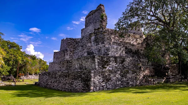 Ancient City Meko Located Cancun Our Model Ruins City Pictures — Stock Photo, Image