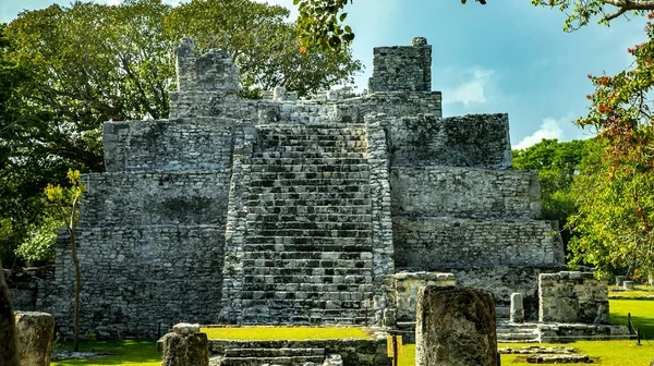 Ancient City Meko Located Cancun Our Model Ruins City Pictures — Stock Photo, Image