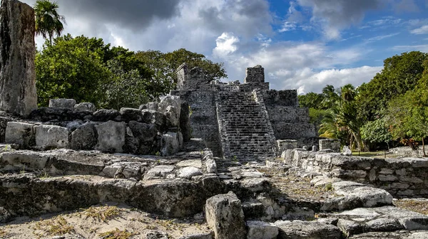 Ancient City Meko Located Cancun Our Model Ruins City Pictures — Stock Photo, Image