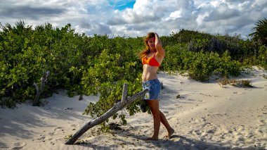 Plajdaki en güzel model