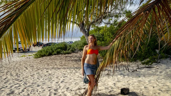 Fotossesion Sulla Spiaggia Vacanze Sono Corso — Foto Stock