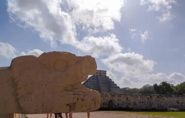 Archaeological Zones Treasure Trove Latin America Pyramids Only Chichen Itza — 스톡 사진