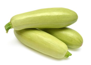 Beyaz b üzerinde izole taze Squash sebze iliği kabak tüm