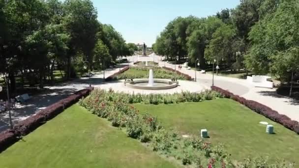 Astrakhan Prospect Name Lenin Vista Centro Cidade Cima — Vídeo de Stock