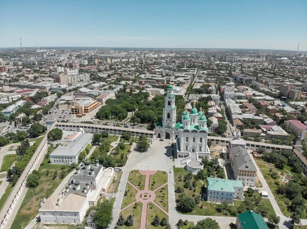 Astrakhan. Kremla Astrachań. Twierdza. Katedra Wniebowzięcia NMP i — Zdjęcie stockowe
