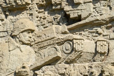 Volgograd, Rusya - 19 Eylül 2019: Volgograd 'daki tarihi ve anıtsal kompleks 