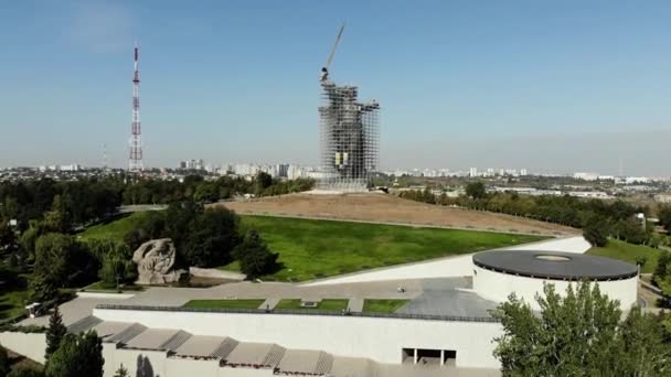 Volgograd Russia September 2019 Historical Memorial Complex Mamaev Kurgan Volgograd — 비디오