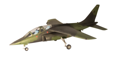 Beyaz yalıtılmış uçak askeri jeti havada.