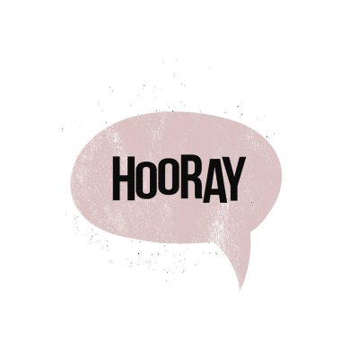 Çizilen illüstrasyon vektör ver. İfadeler Yaşasın yazı. Fikir için poster, kartpostal.